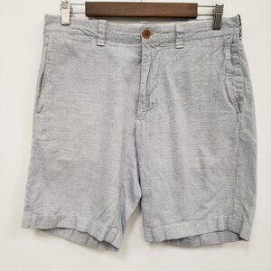J Crew Mens Stanton Baird Mcnutt Linen Shorts Size 31 Coastal Preppy Lightweight
